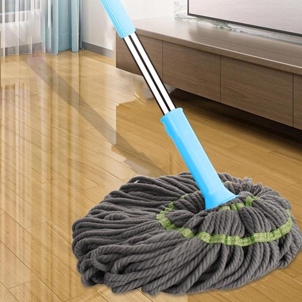 Extendable 360° Twist Mop | 2-in-1 Self-Twisting Floor & Wall Cleaner