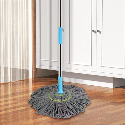 Extendable 360° Twist Mop | 2-in-1 Self-Twisting Floor & Wall Cleaner