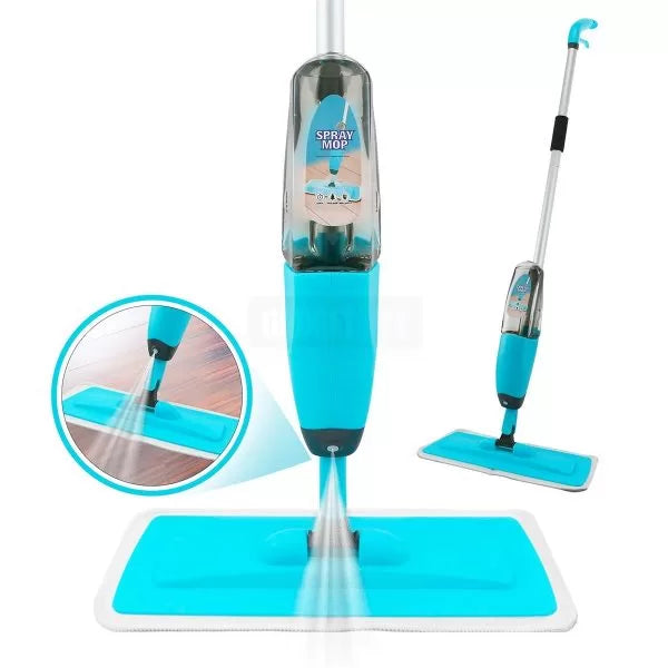 Healthy Spray Mop | Easy Floor Cleaning with Refill Bottle & Vacuum Option