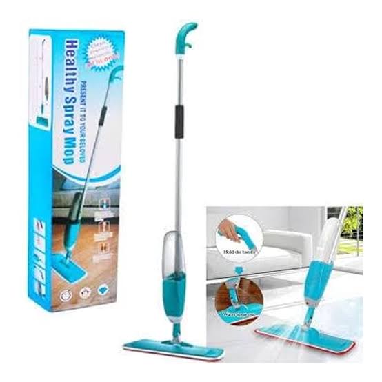 Healthy Spray Mop | Easy Floor Cleaning with Refill Bottle & Vacuum Option