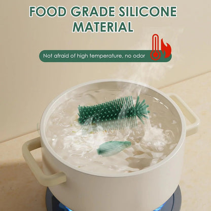 3-in-1 Silicone Baby Bottle Cleaning Set – BPA-Free Brushes for Bottles, Nipples & Straws