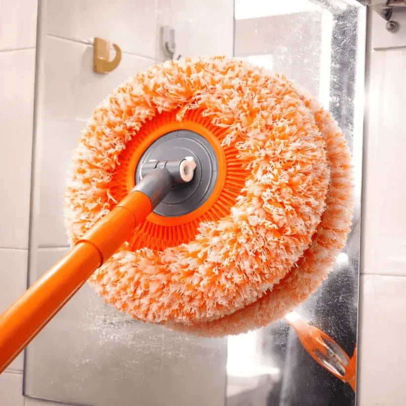360° Spin Mop with Extendable Handle – Multi-Use Microfiber Cleaner