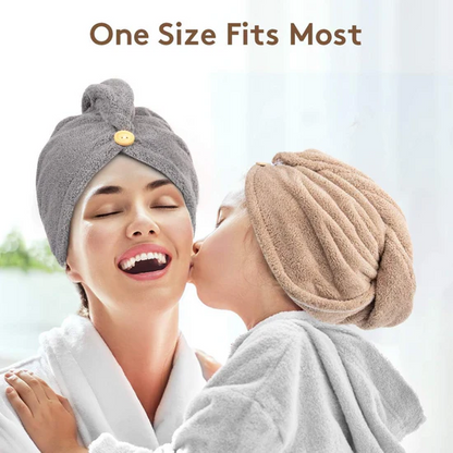 Microfiber Hair Drying Cap Towel.