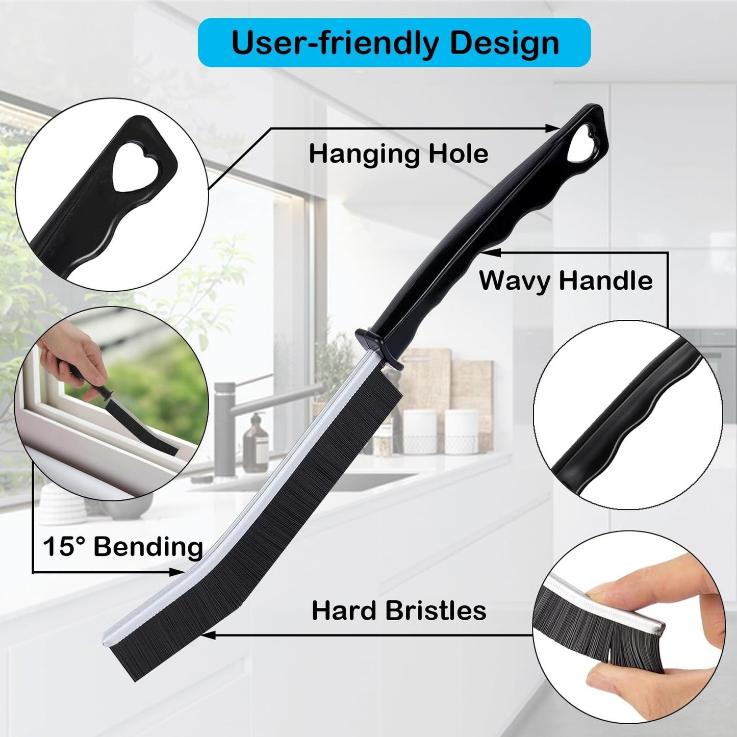 HARD BRISTLE GAP CLEANING BRUSH